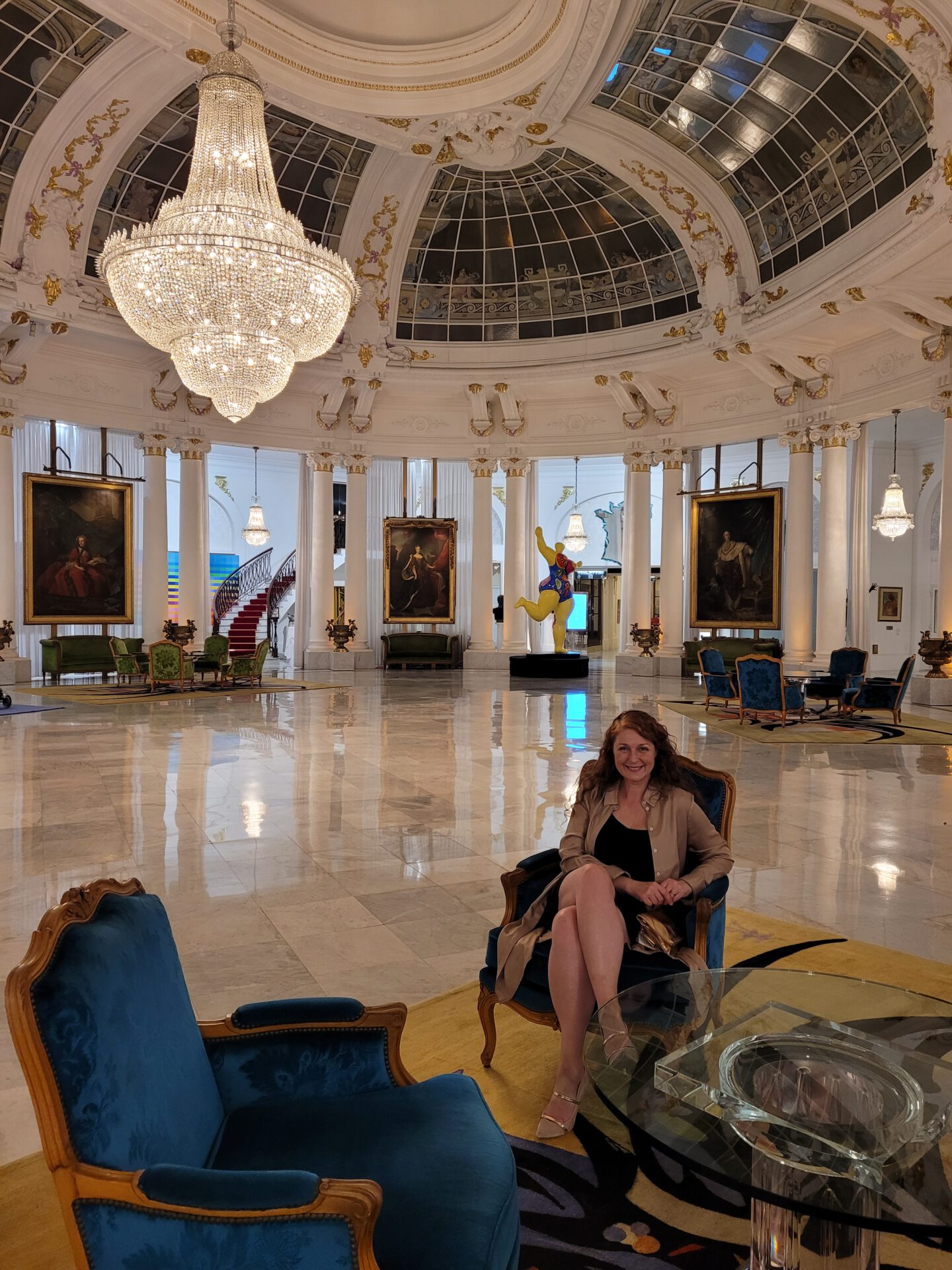 Inside the Salon Royal at Le Negresco in Nice